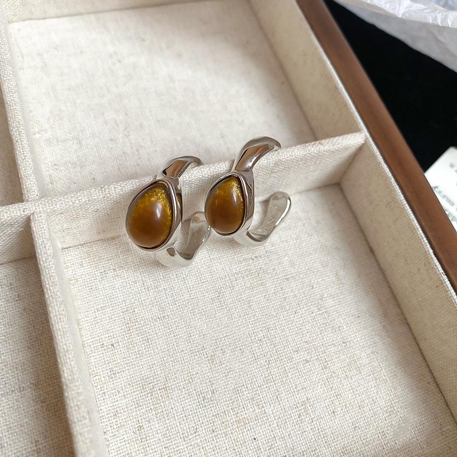 Geometric Double-layer Earrings, European and American Personality Trend Earrings, Casual Versatile Earrings, Niche