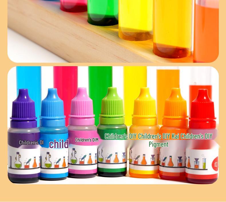 Set tuburi de eprubetă colorate: Stârnește interesul științific, predă principii experimentale, îmbunătățește abilitățile practice pentru copii.