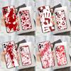 HALLOWEEN BLOODY SPLATTER Soft Case For iPhone 16 Pro Max 13 12 Mini XS Max X XR 11 15 Pro Max 14 Plus Back Cover