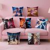Asuna Sword Art Online Progressive Cushion Cover Pillow Case Soft Friendly Fabric  Concealed Zipper