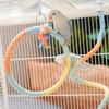 Colored Parrot Hanging Clip Flexible Rack Parrot Standing Stick Swing Parrot Pole  Pet Bird