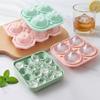 Tiny Diamond Ice Molds , Small Diamond-Shaped Silicone Ice Cube Trays 16 Cubes Per Tray, Easy Release, BPA-Free and Stackable