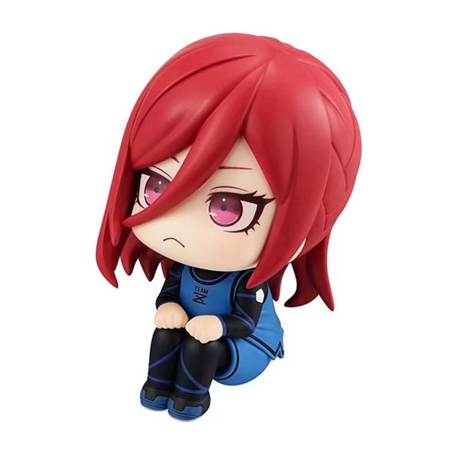 Figura Anime Blue Lock da 10 cm Guarda in Alto Isagi Yoichi/Nagi Seishiro Action Figure Bachira Meguru Figurine Modello da Collezione Bambole Giocattoli