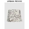 UR2026 Women's Ink Splash Print Mini Skirt