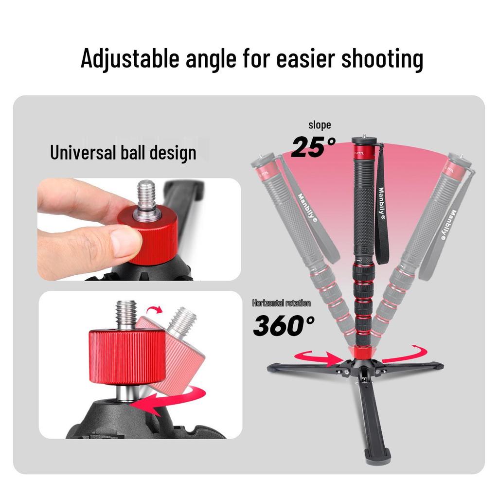 Universal DSLR Portable Monopod with Large Area Support
