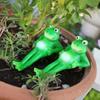 3Pcs Resin Handstand Frog Planter Pot Feet Miniature Frog Figurines Planter  for Home
