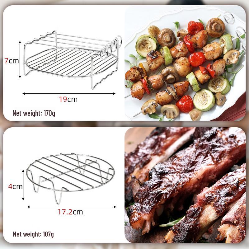 ZISIZ Air Fryer Non-Stick Accessory Set