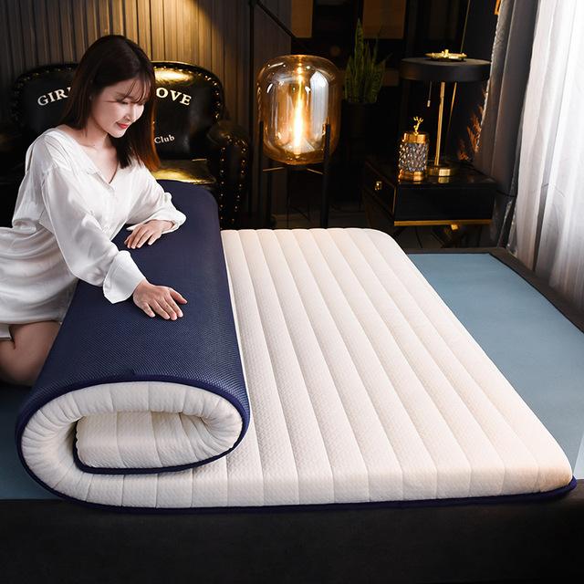 High Quality Student Thicken Bed Protector Pad Soft Tatami Mats Latex Mattress 6cm Comfortable Soft Sponge Mattress Topper