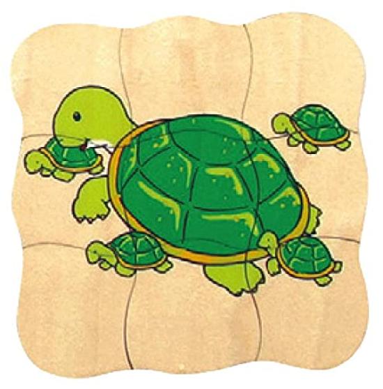 Educo 522221 Growing Puzzle (Turtle) 31 Pieces