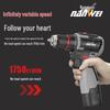 Nanwei Brushless Rechargeable Mini Electric Drill CN plug (adapter included)