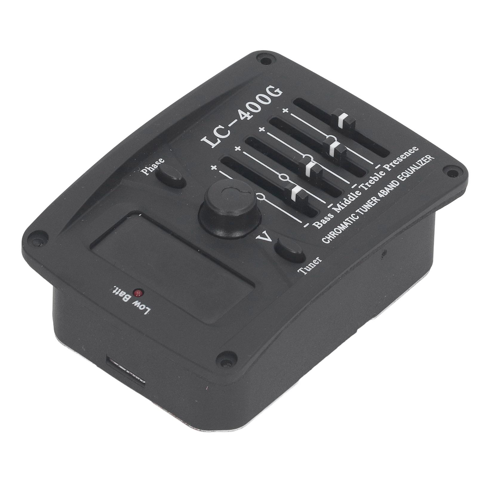 

Акустическая гитара 4-полосный эквалайзер, предусилители, пьезозвукосниматель, система хроматического тюнера LC400Г