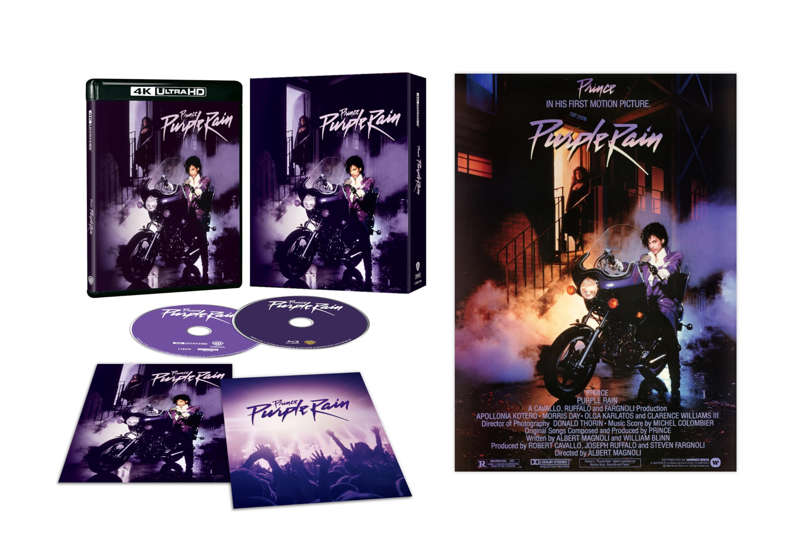 

Дождь Набор ULTRA HD с Делюкс Бонусом ULTRA HD (Ограниченный выпуск) Принс/Пурпурный (4K и Blu-ray набор) (В комплекте 2 диска) [4K + Blu-ray]