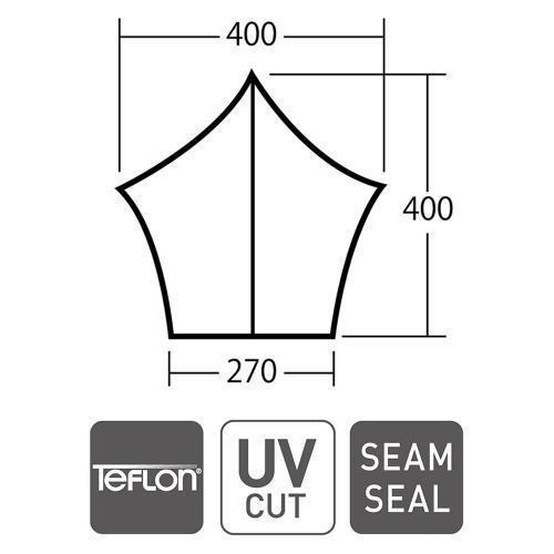 Zett Ceto1023 [canadian East System Tarp Penta Black]
