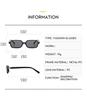 Y2k Style Square Sunglasses for Women Sunscreen Luxury Brand Small Frame Square Sunglasses Vintage Punk Sun Hip Hop Glasses