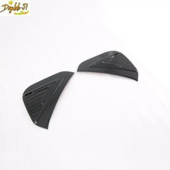 Carbon Fiber Side Charging Plug Port Cover Trim For Toyota bZ4X 2024