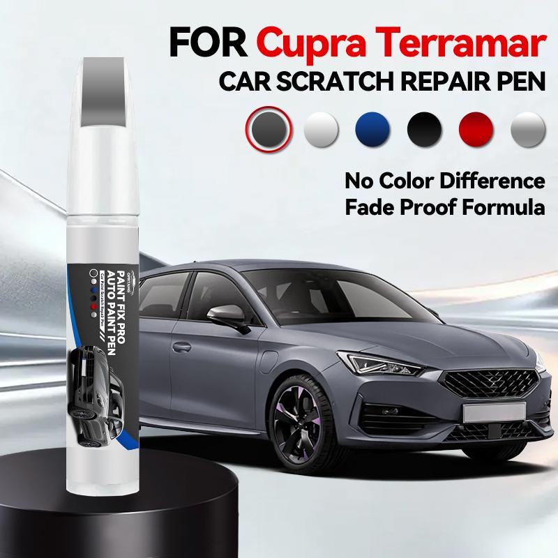 Für CUPRA Terramar Autolack Reparaturstift Lackkratzer Reparatur Zubehör Cosmos Blau Schwarz Gletschereis Weiß Timanfaya Grau Rot