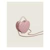 Tooxika Women's Heart Pearl Handbag, Mini Shoulder Chain Crossbody Bag
