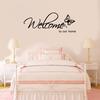 Welcome To Our Home Living Room Bedroom Background Decoration English Wall Stickers