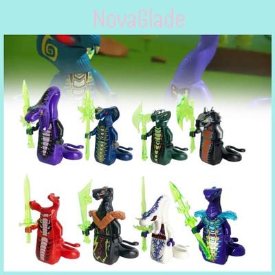 Ninjago Snake Plastic Blocks Set For Creative Play And Crafting