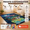 Scoobydoo Mystery Gang Printed Rug Nonslip Easyclean Carpet For Living Room Play Area Hallway Home Party Decor New Year Gift