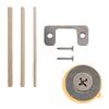 Exterior Door Exterior Door Lock Plate Adjustable Door Plate Easy Installation High-quality Materials Reliable Durability