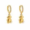 Chic Little Bear Earrings - Japanese Korean Style, Cute & Cool Design, Internet Celebrity Inspired.