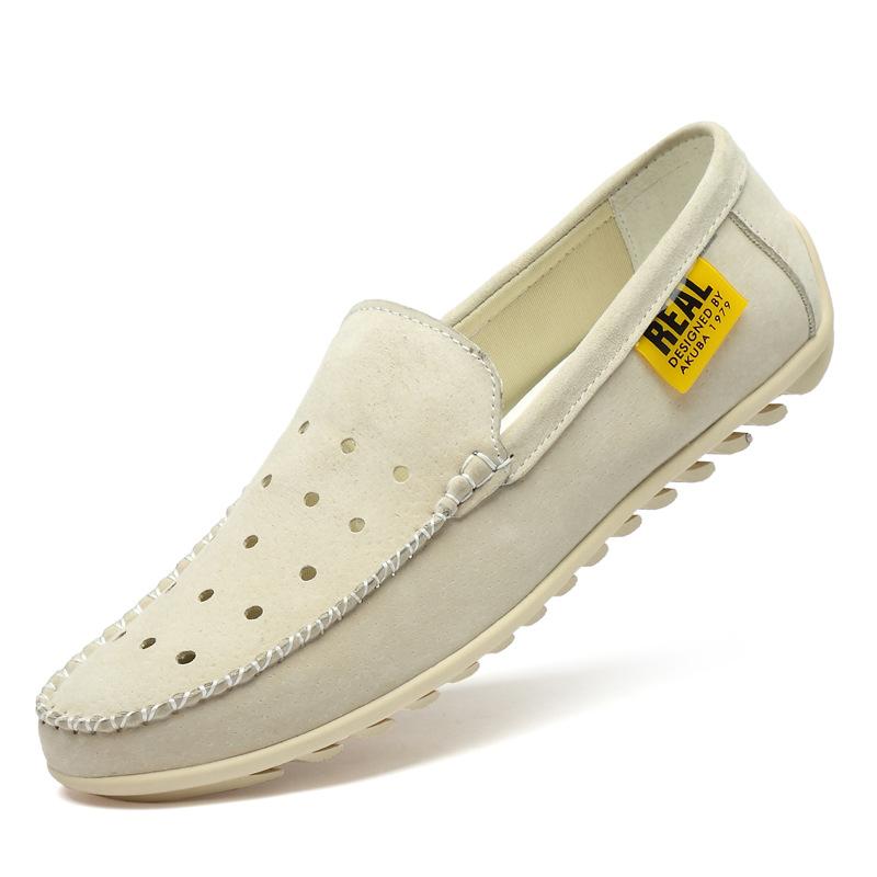 

Тенденция кожаной обуви, закрывающая стопу, популярная повседневная мужская обувь, мужские туфли-мокасины 46