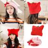 Trendy Painter Hat Strawberry Fashion Hat British Beret for Dating Photography Cabbie Headwear Painter Hat