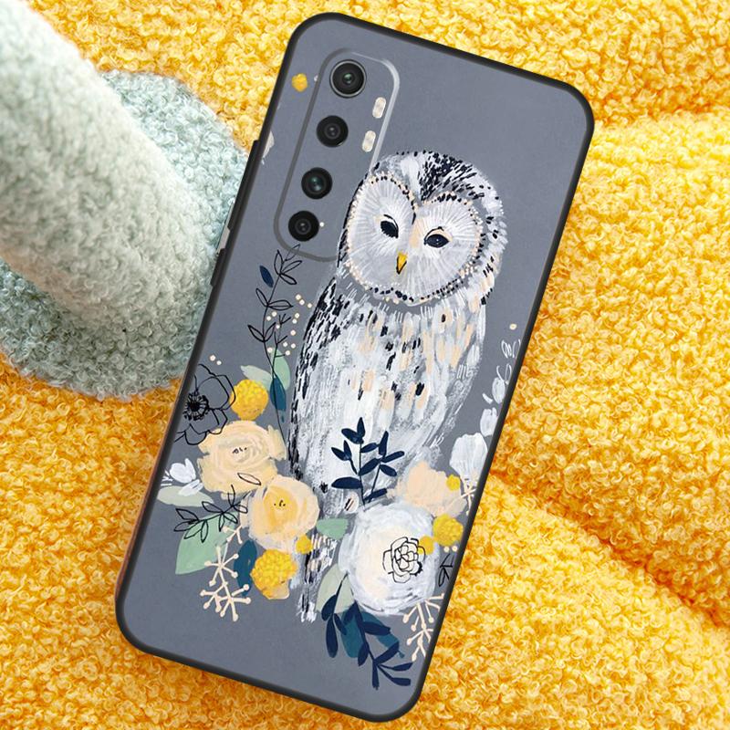 Cute Owl Cartoon Case For Xiaomi 15 14 Ultra 13T 14T 15T Pro 17 Pro Max Cover For POCO X7 Pro X5 X6 F5 F6 F7