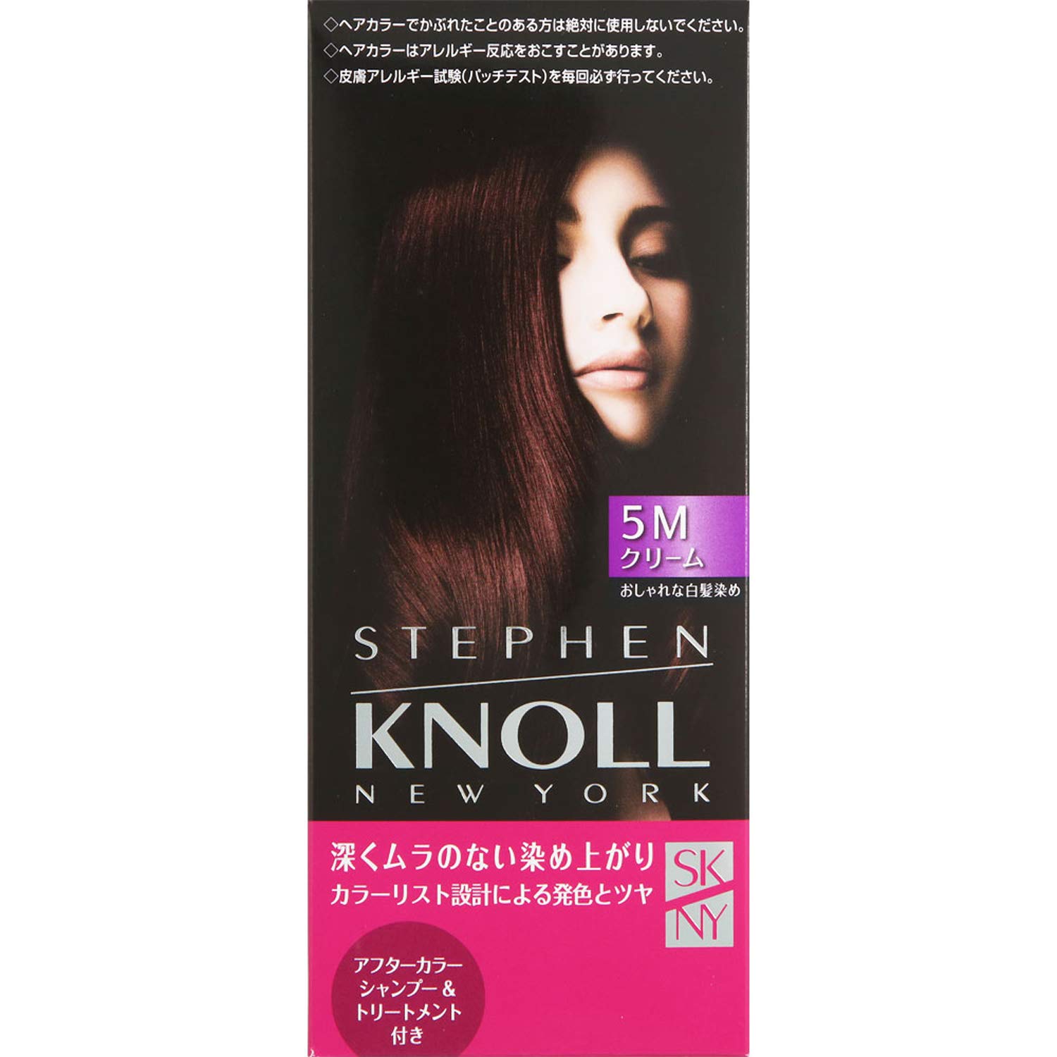 

STEPHEN KNOLL Color Couture Cream Hair Color for Gray Deep Maroon 1 Count Hair, 5M, Brown, (1)