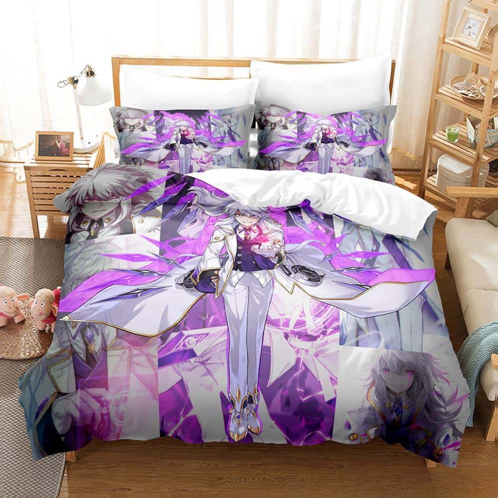 3D Print Anime Elsword Bedding Set Single Twin Full Queen King Size Bed Set Adult Kid Bedroom Duvet Cover Sets For Home Textiles