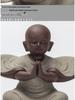 Zisha Little Monk Tea Pet Ornament - Zen Tea Table Decoration & Accessories