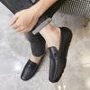 Fashion Genuine Leather Men's Shoes Simple Summer Man Loafers Wedding Dress Driving Moccasins Casual Footwear Ultra-light Slip on Shoes