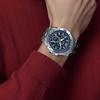 Casio 100m waterproof quartz movement stainless steel strap Japanese and Korean watch men's watch blue dial MTD-1060D-2A