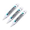 1/3Pcs White Permanent Marker Pens 0.7/1.0/2.5MM Paint Marker For Wood Rock Plastic Leather Glass Stone Metal Deep Hole Marker