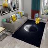 Tappeto Luna 3D Tappetino Vista Fiori per Cucina Bagno Toilet Tappeto Antiscivolo Tappeto Pavimento Soggiorno Divano Tappeto Decorazione Camera da Letto Casa