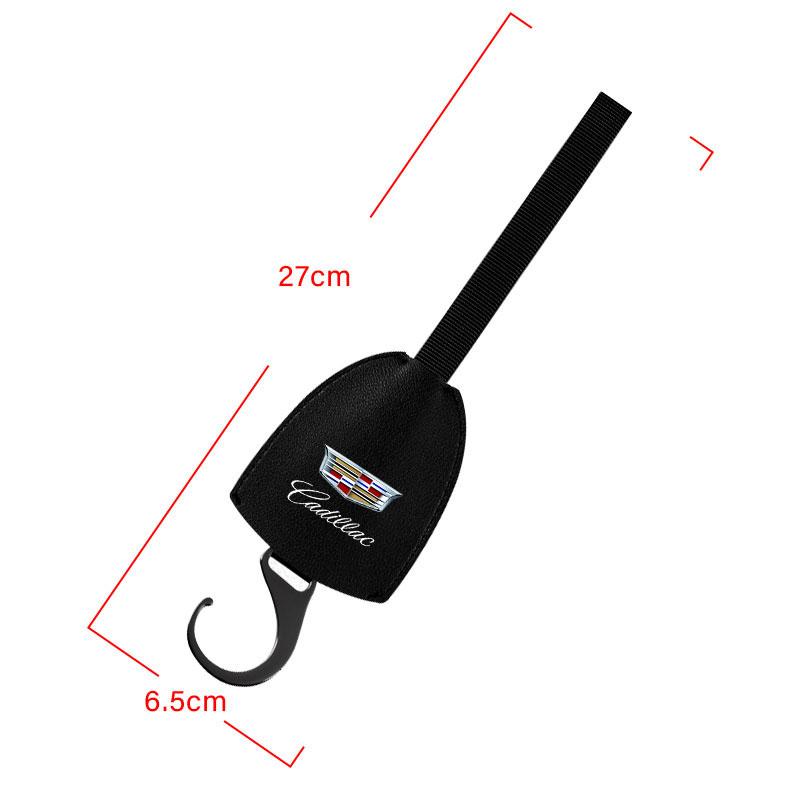 Leather Car Seat Back Hooks Portable Hanging Bag Rack For Cadillac XT5 XTS CTS BLS SLS DTS SRX Escalade Tiburon Deville
