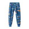 Kids' Fleece-Lined Thermal Pants for Fall/Winter, Boys & Girls Cotton Inner Base Layer, Small/Medium Sizes