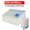 Folding Compressed Organizer Reusable Vacuum Storage Bags Dustproof Space Saving Hand Pump Blankets Clothes Pillows Organizer