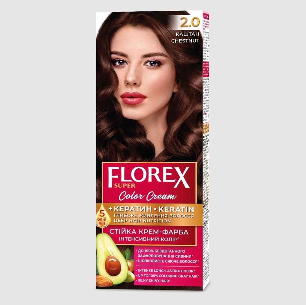 Florex Super Permanent Hair Dye Cream - Give Your Hair Deep Nourishment, Makes Your Hair Soft and Silky-shiny.