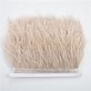 8-10cm Ostrich Feather Trims for Needlework and Handicraft Black Plume Skirt Decoration Natural Feathers Ribbon Fringe