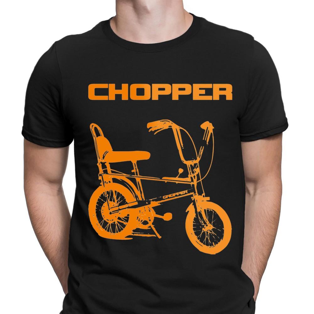 Bike Bicycle Cyclist 70s 80s Fun Retro Vintage Mens TShirts Tee Top DNE L