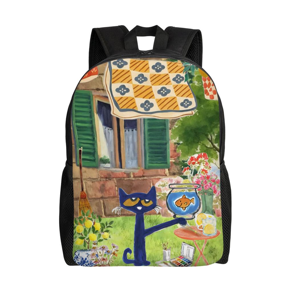 Pete The Cat Kid Backpack for Kids Boys Girls Backpacks Lovely Preschool Child School Bags