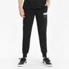 Puma Rebel Joggers Cl Tr Logo Print Knit Mid Waist Drawstring Sports Pants Men Bottoms Black 588877-01