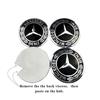 75mm for Mercedes Benz Car Wheel Hub Rim Center Sticker W203 W204 W205 W209 W210 W211 W212 W176 W166 W163 W221 Auto Decoration
