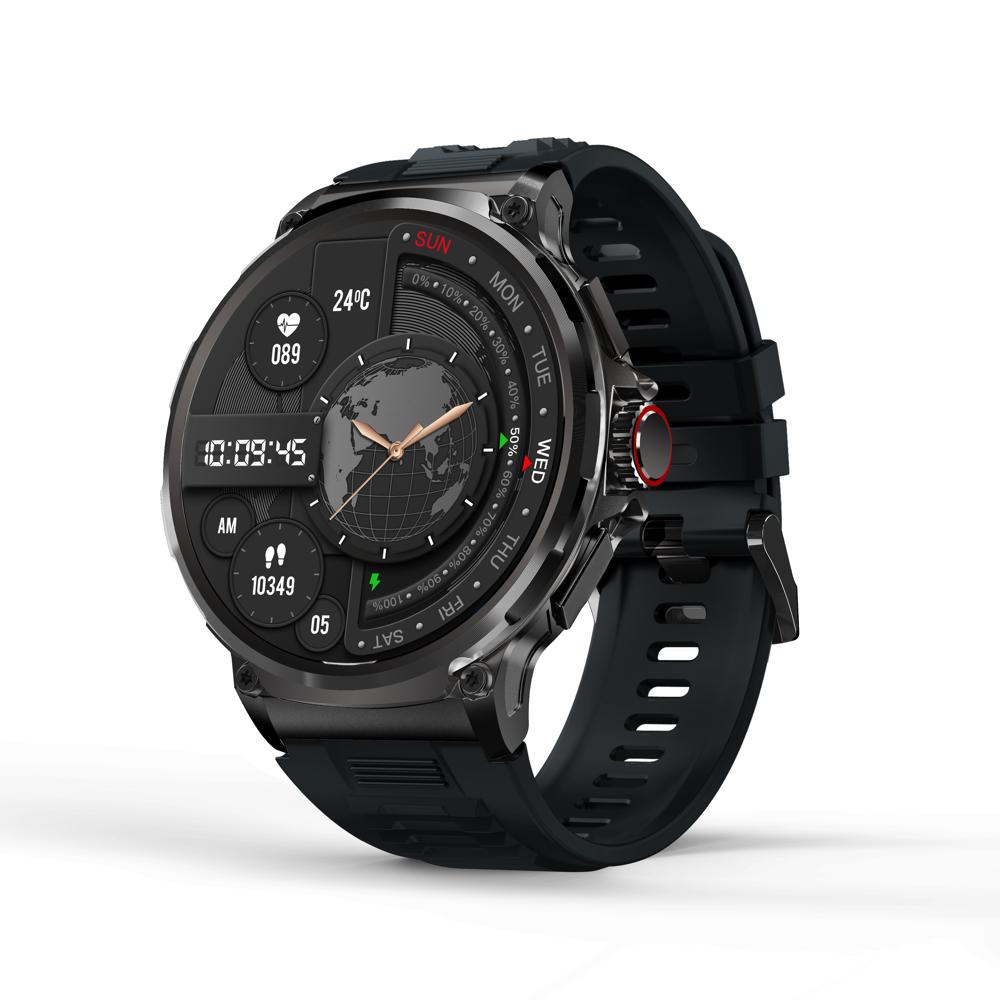 

1.85 Blue Tooth Call IP68 Waterproof Men Smart Watch 710Mah Sports Fitness Music Heart Rate Bracelet Outdoor Weather Smartwatch