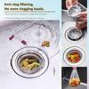 200 Sink Strainer Mesh Bags for Sink Drain Strainer,Anti-Clogging Disposable Drain Dovers Net Filter Sink Trash Catcher Bags