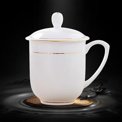 Huawensen Keramik Goldrand Konferenztasse