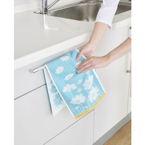 Kosugizen Slim Face Towels, Compact Hand Towels, Flower Pattern, 4 Colors, 1 of Each, 20 X 60 Cm, Slim and Short, Convenient Size, Set of 4 (SV-1610-4