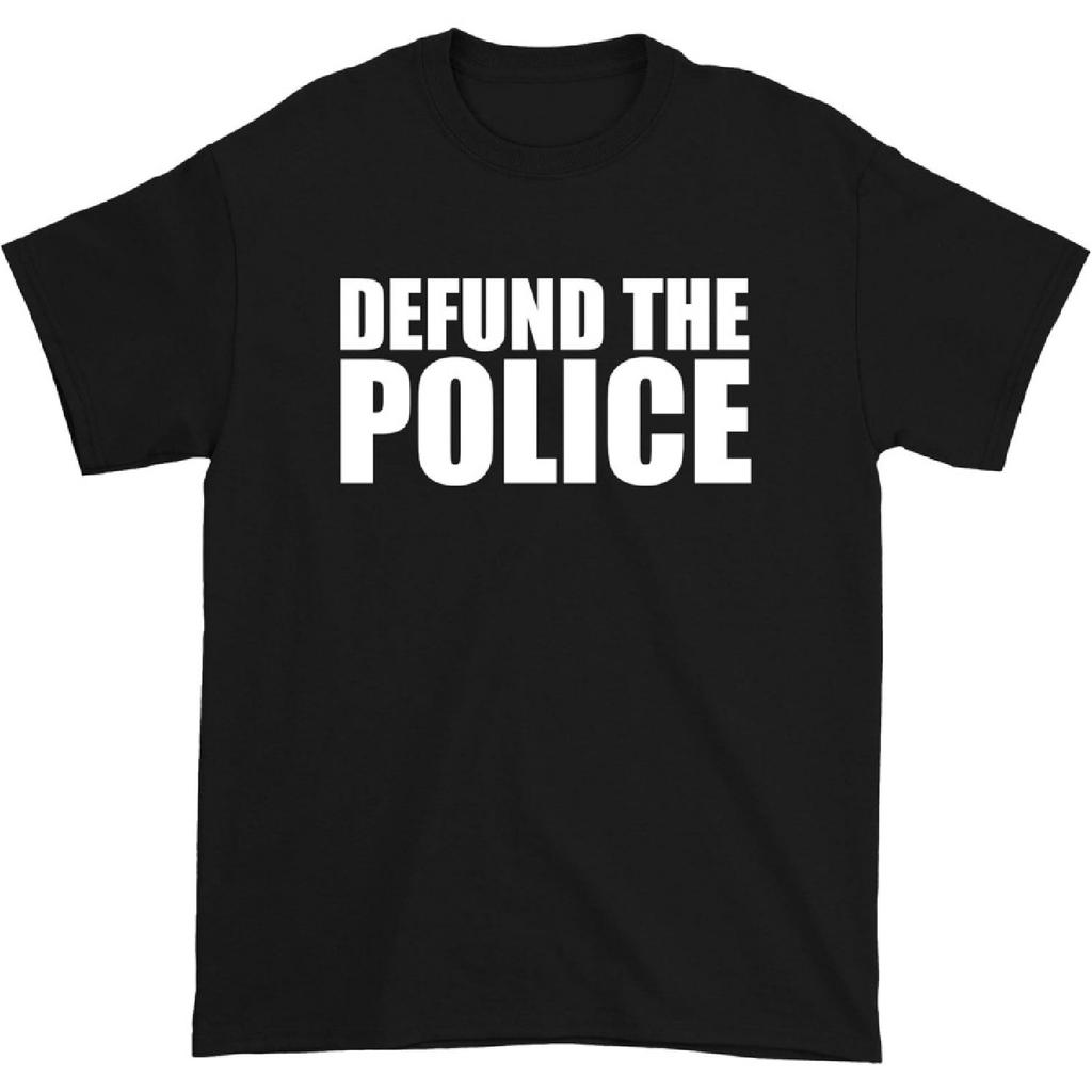 FerociTees Defund The Police Mens T-Shirt, Black, XX-Large